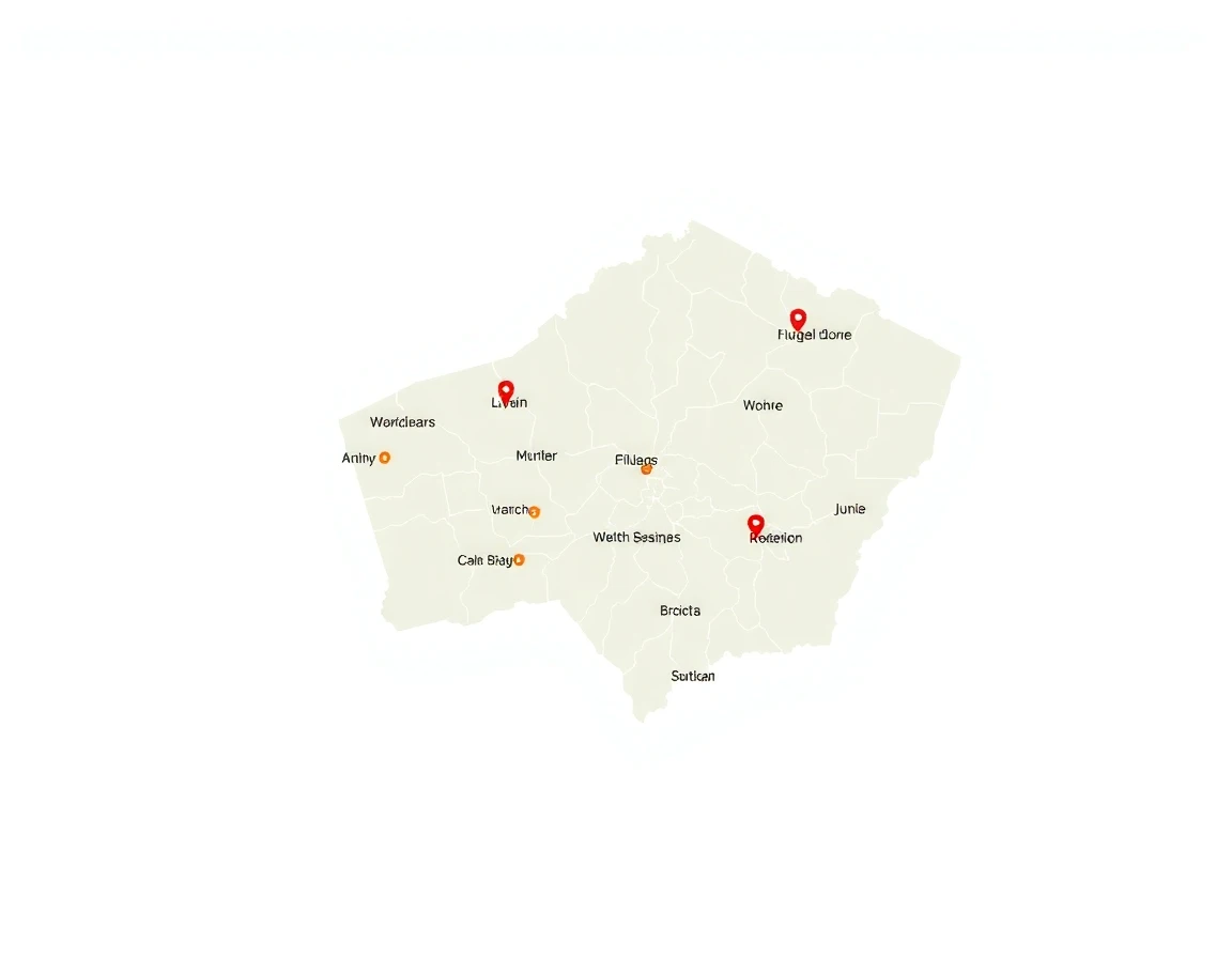 Plumbing Service Areas Map